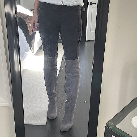 Women’s suede over the knee boots - Picture 5 of 7